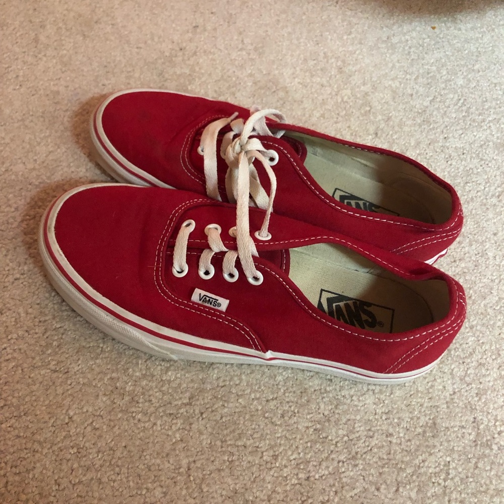 Red Vans